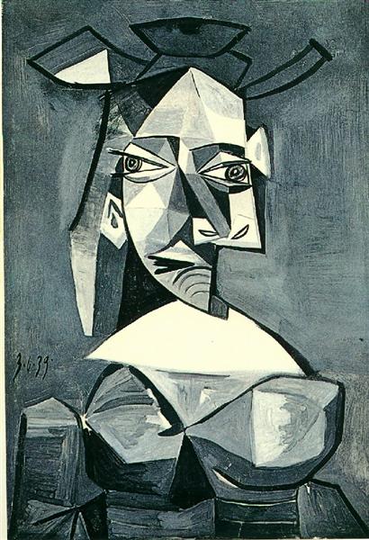 Pablo Picasso Oil Painting Untitled Female Portraits Cubism
